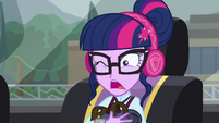 Sci-Twi cringing at the music EG3