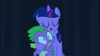 Spike and Twilight hug 2 S3E2