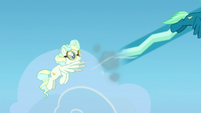 Vapor propels Sky forward with a gust of wind S6E24