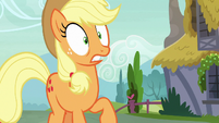 Applejack in complete shock S7E9