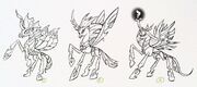 Art of Equestria page 100 - Queen Chrysalis concept art