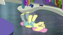 Fluttershy lying like a fainting goat S8E4