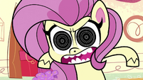 Fluttershy making a crazed face PLS1E4b