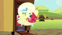 Orchard Blossom covered in feathers S5E17