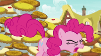 Pinkie stomps her hooves on the ground S7E23