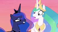 Princess Celestia very confused S7E10