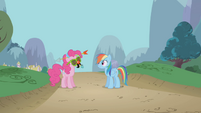 Rainbow Dash introduces Pinkie Pie S1E05