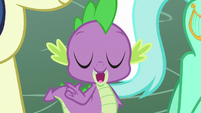 Spike "never let cupcake flavors get in the way" S7E15