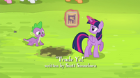 Spike thanks Twilight S4E22