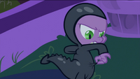 Spike with black bodysuit S2E20