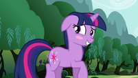 Twilight blushing S3E05