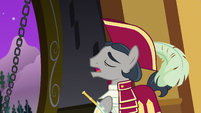 Gala announcer announces Discord's arrival S5E7