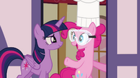 Pinkie Pie "Thank goodness you're all here!" S4E18