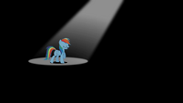 Rainbow Dash under the spotlight S2E07