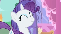 Rarity is overjoyed.