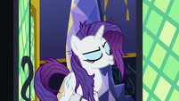 Rarity pouting with frustration S9E19