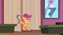 Scootaloo leaving in embarrassment S9E23