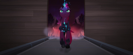 Tempest Shadow leaping into the air MLPTM