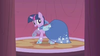 Twilight in her new revised dress.