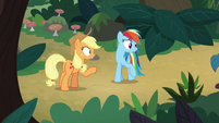 AJ and Rainbow notice their students leaving S8E9