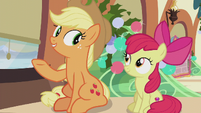 Applejack "the traditional Hearth's Warmin' Eve dinner" S5E20