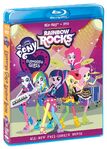 My Little Pony Equestria Girls: Rainbow Rocks Region 1 Blu-ray + DVD set front and spine