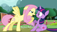 Fluttershy being protective S3E05