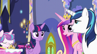 Princess Cadance asks where Spike is S7E3