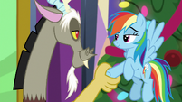 Rainbow Dash and Discord truce MLPBGE