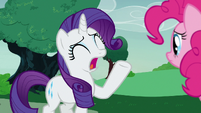 Rarity "the show is cancelled!" S7E9