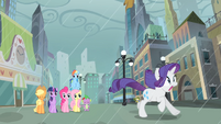 Rarity running away S4E08