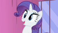 Rarity thinks Photo Finish is referring to her.