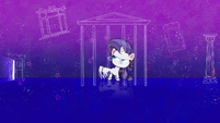 Rarity waving at the cage bars PLS1E5b