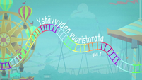 Rollercoaster of Friendship Title Card - Finnish