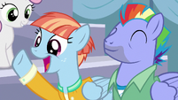 Bow and Windy enthralled by Scootaloo's story S7E7