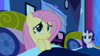 Fluttershy and Rarity in bed S5E13