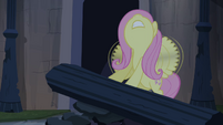 Fluttershy trying to lift S04E03