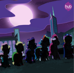 Main 6 as the Power Ponies promotional S4E06