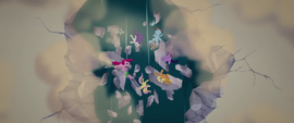 Mane Six and Spike plummet into the river MLPTM