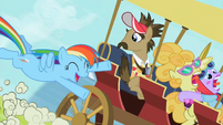 Rainbow Dash Chasing Carriage S2E08