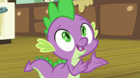 Spike "hey, remember yesterday?" S8E10