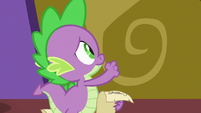 Spike about to knock on wood S7E3