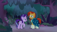 Starlight about to teleport with Sunburst S9E11