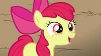 Apple Bloom compliments AJ as being funny S5E17