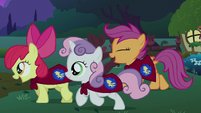 Sweetie Belle, shouldn't you be quadrupedal? (Animation error)