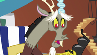 Discord looking upset at Fluttershy S6E17