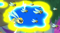 Flash bees and queen face down Starlight S9E20