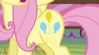 Fluttershy with Pinkie's cutie mark S03E13