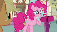 Pinkie Pie at the mailbox S3E07