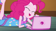 Pinkie changing her status to "Okie-dokie-lokie" EG2